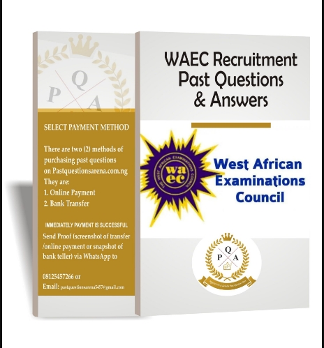 WAEC Recruitment Exams Past Questions And Answers PDF