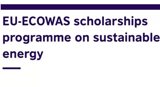 EU-Ecowas Scholarship Application Portal 2023 For Sustainable Energy British Council